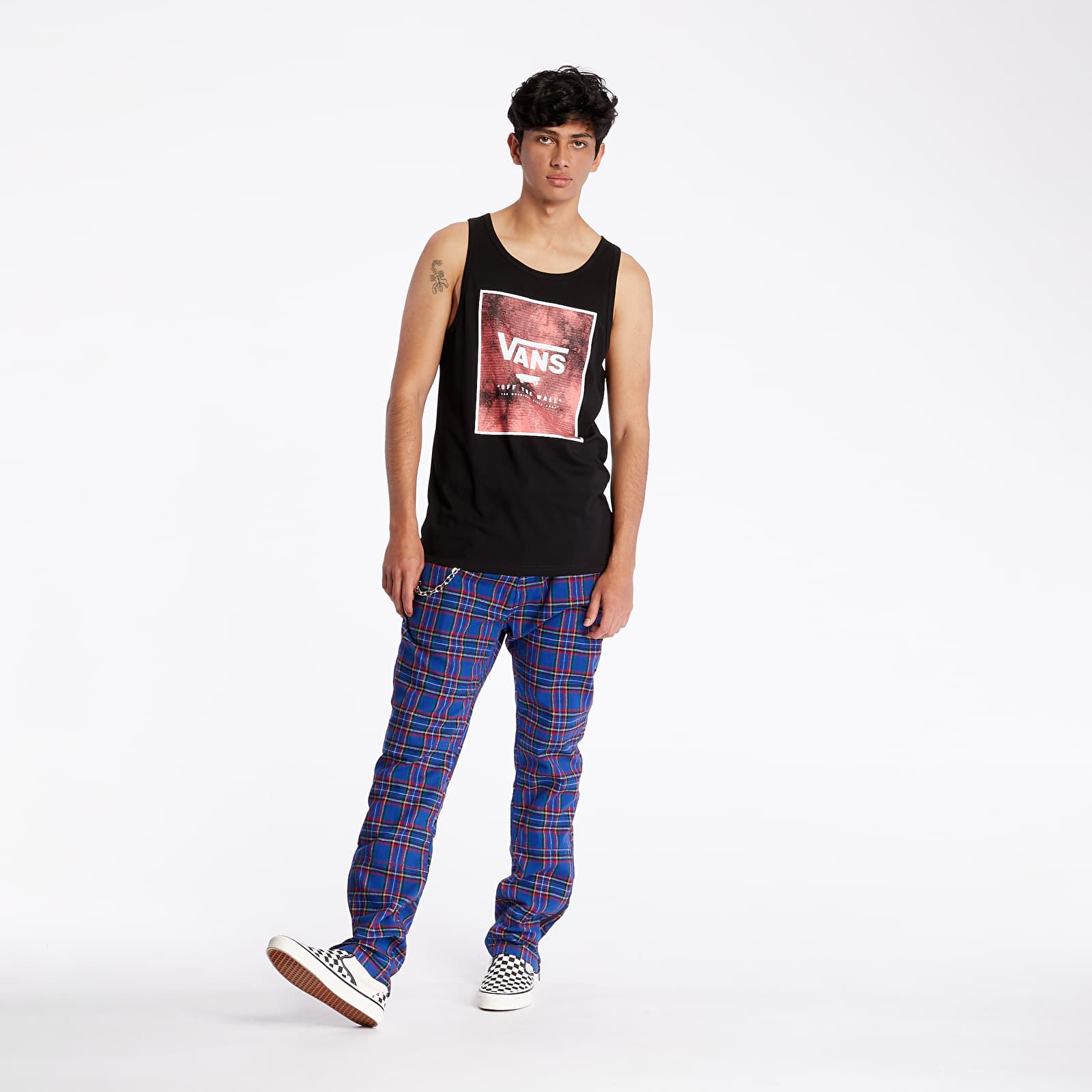 Vests Vans Print Tank Blk/ Calypso Cor