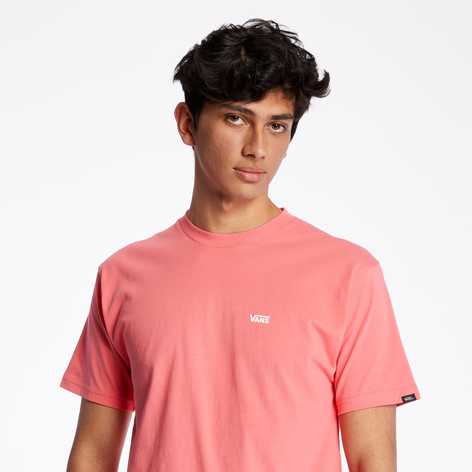 T-shirts Vans Left Chest Logo Tee Calypso Coral