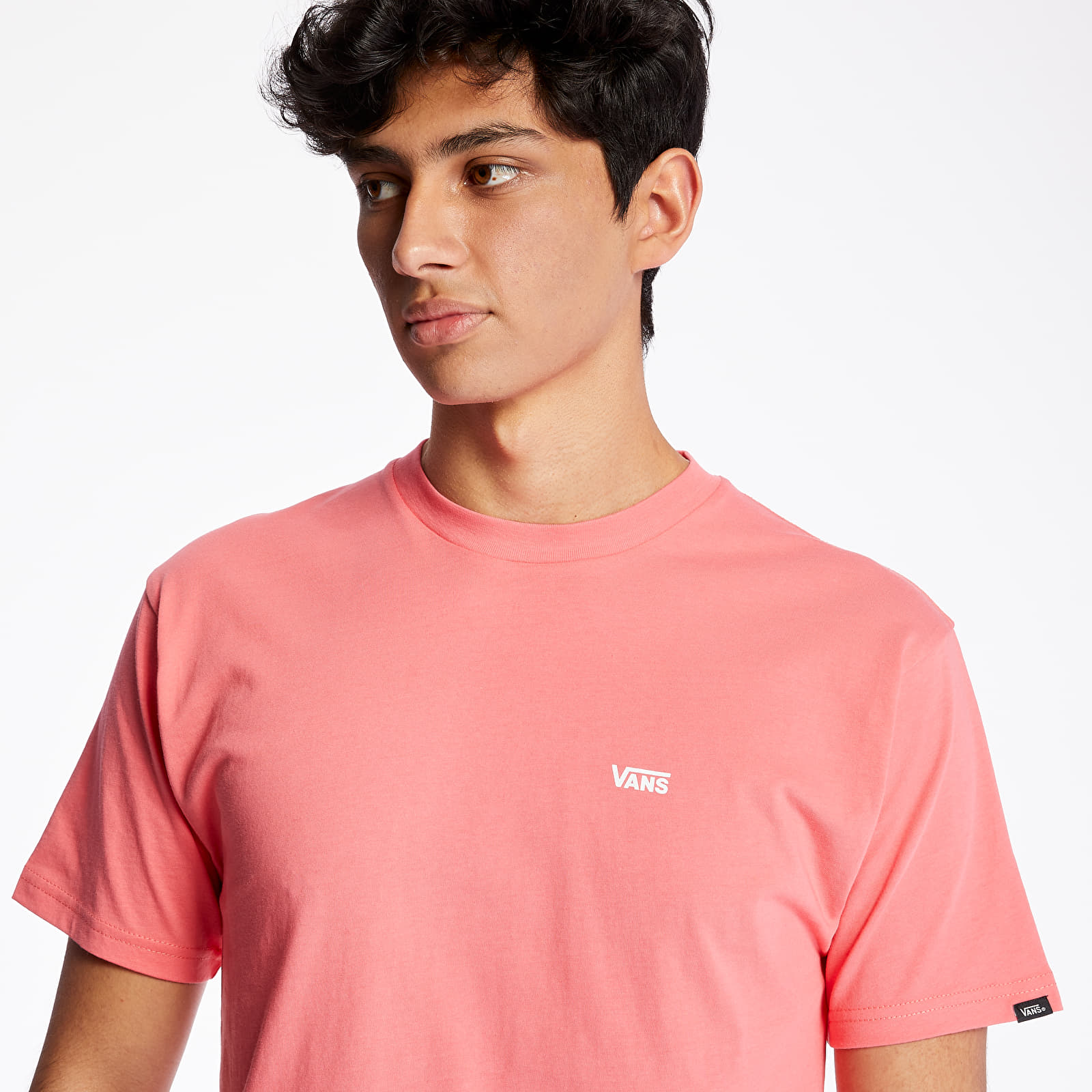 T-shirts Vans Left Chest Logo Tee Calypso Coral