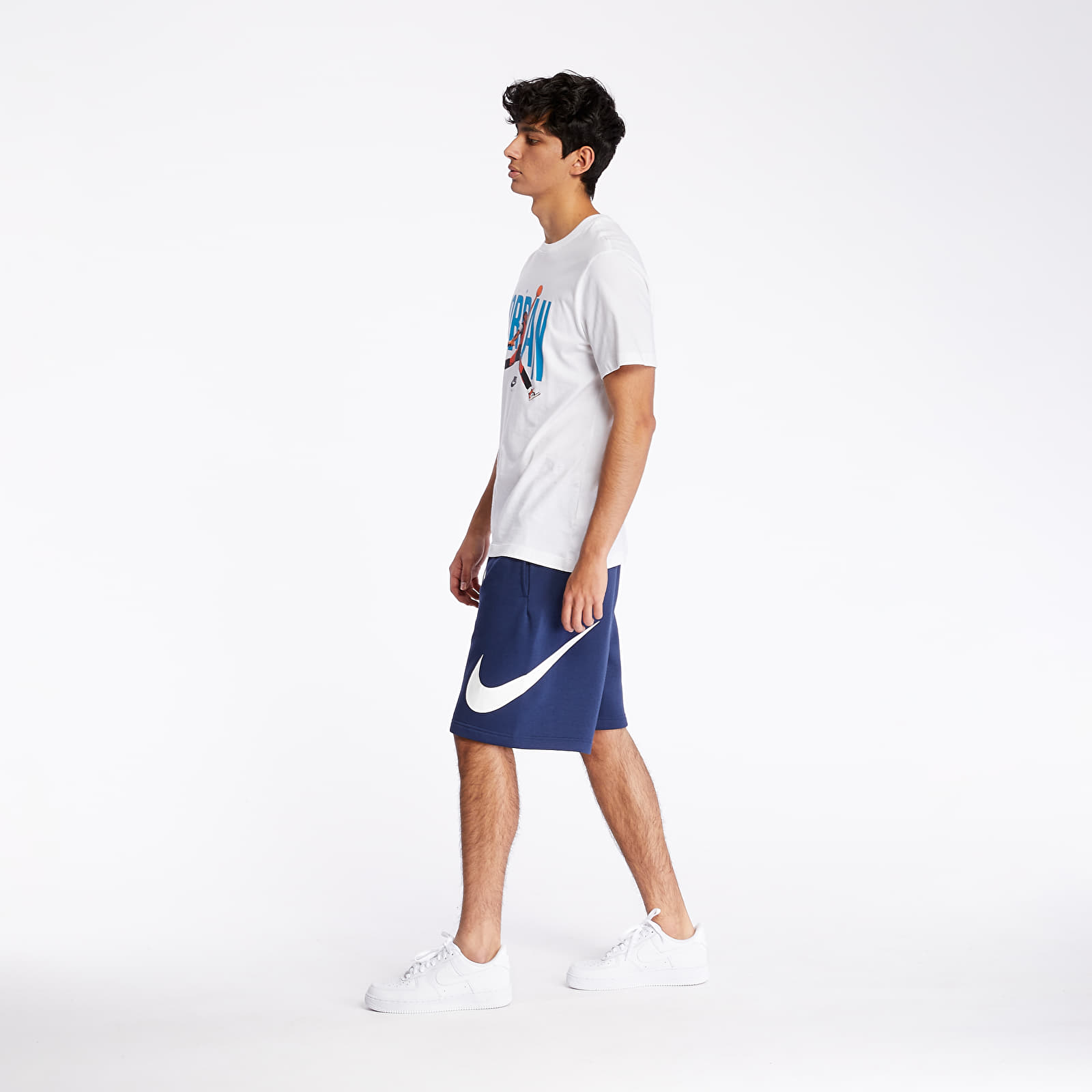 Pantalones cortos Nike Sportswear Club Shorts Midnight Navy/ White/ White