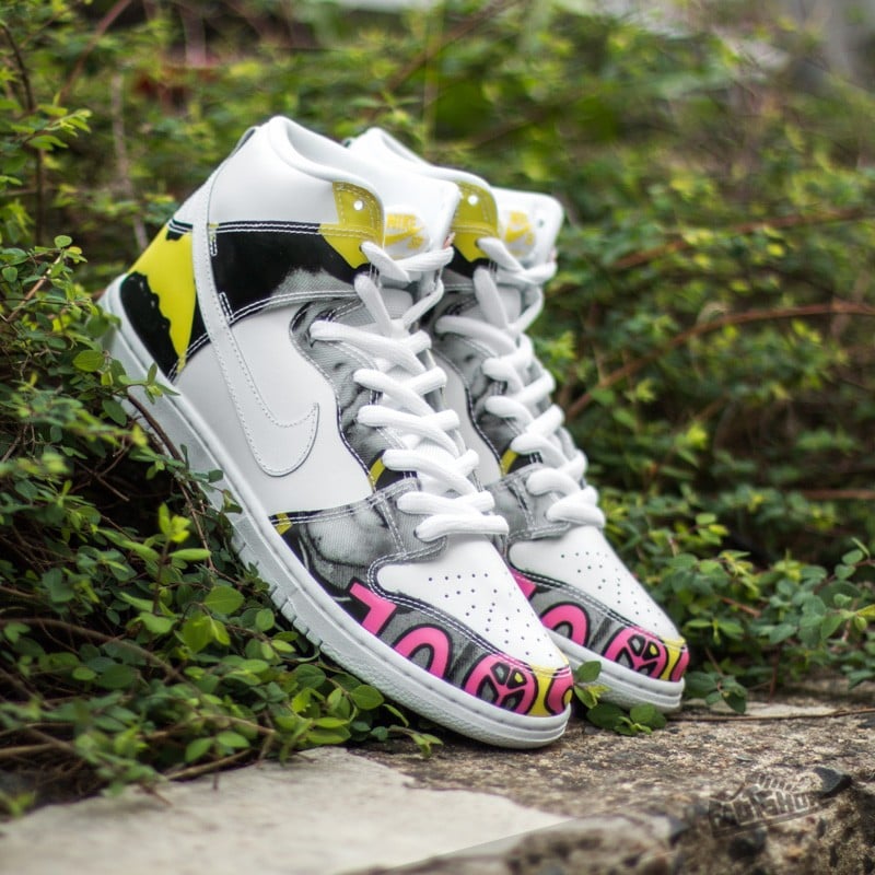 Zapatillas Hombre Nike Dunk High Prm Dls SB QS White/ Firefly