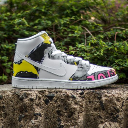 Nike sb dunk 2025 high homme jaune