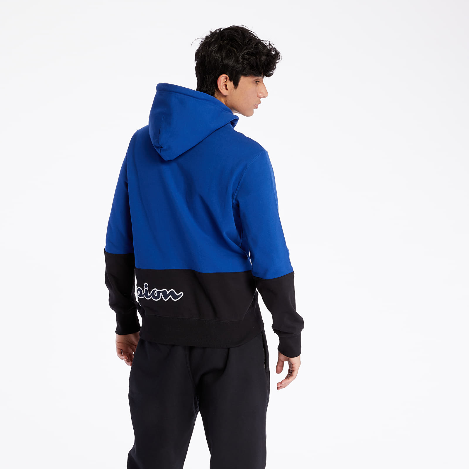 Bluzy Champion Hoodie Black/ Blue