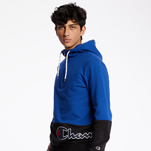 Sweatjacken und Sweatshirts Champion Hoodie Black Blue Footshop