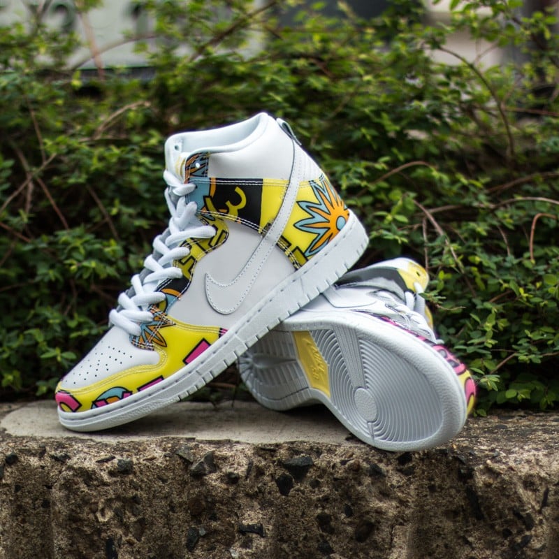 Zapatillas Hombre Nike Dunk High Prm Dls SB QS White/ Firefly