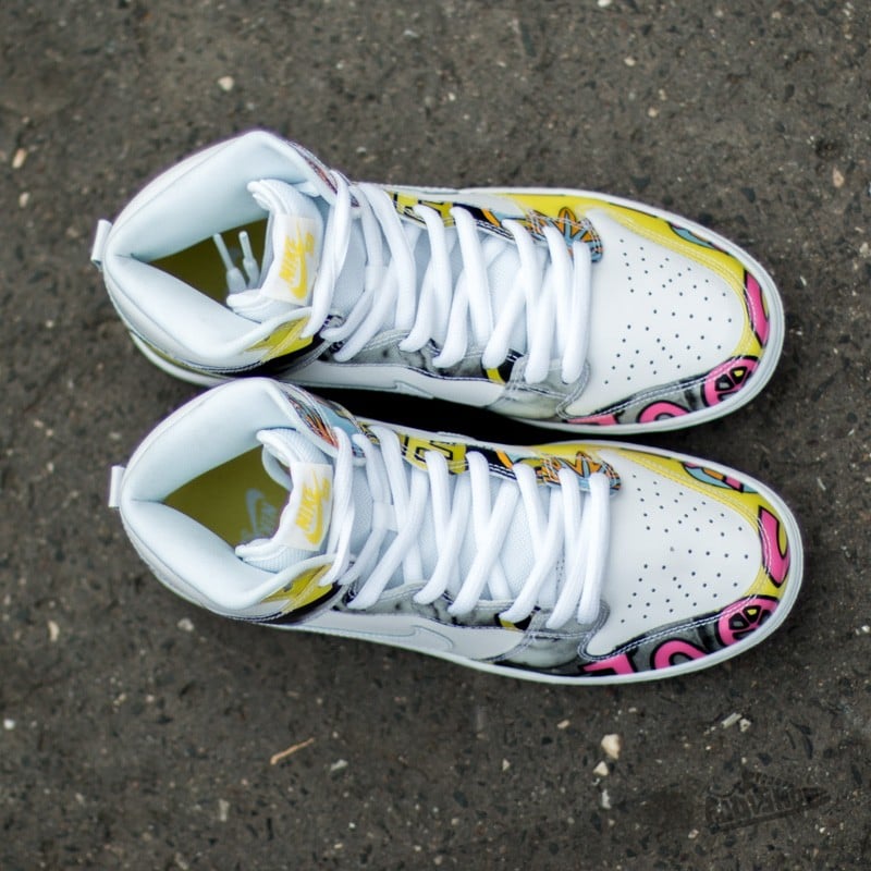 Zapatillas Hombre Nike Dunk High Prm Dls SB QS White/ Firefly