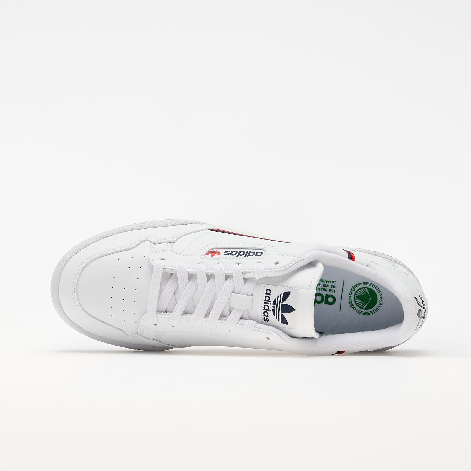 Men's shoes adidas Continental 80 Vegan Ftwr White/ Collegiate Navy/ Scarlet