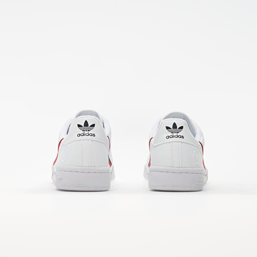 Navy/ Continental adidas Vegan 80 | Collegiate Men\'s Scarlet Footshop Ftwr shoes White/