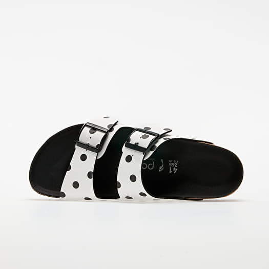Women s shoes Birkenstock Arizona Pap White Black Dots Footshop