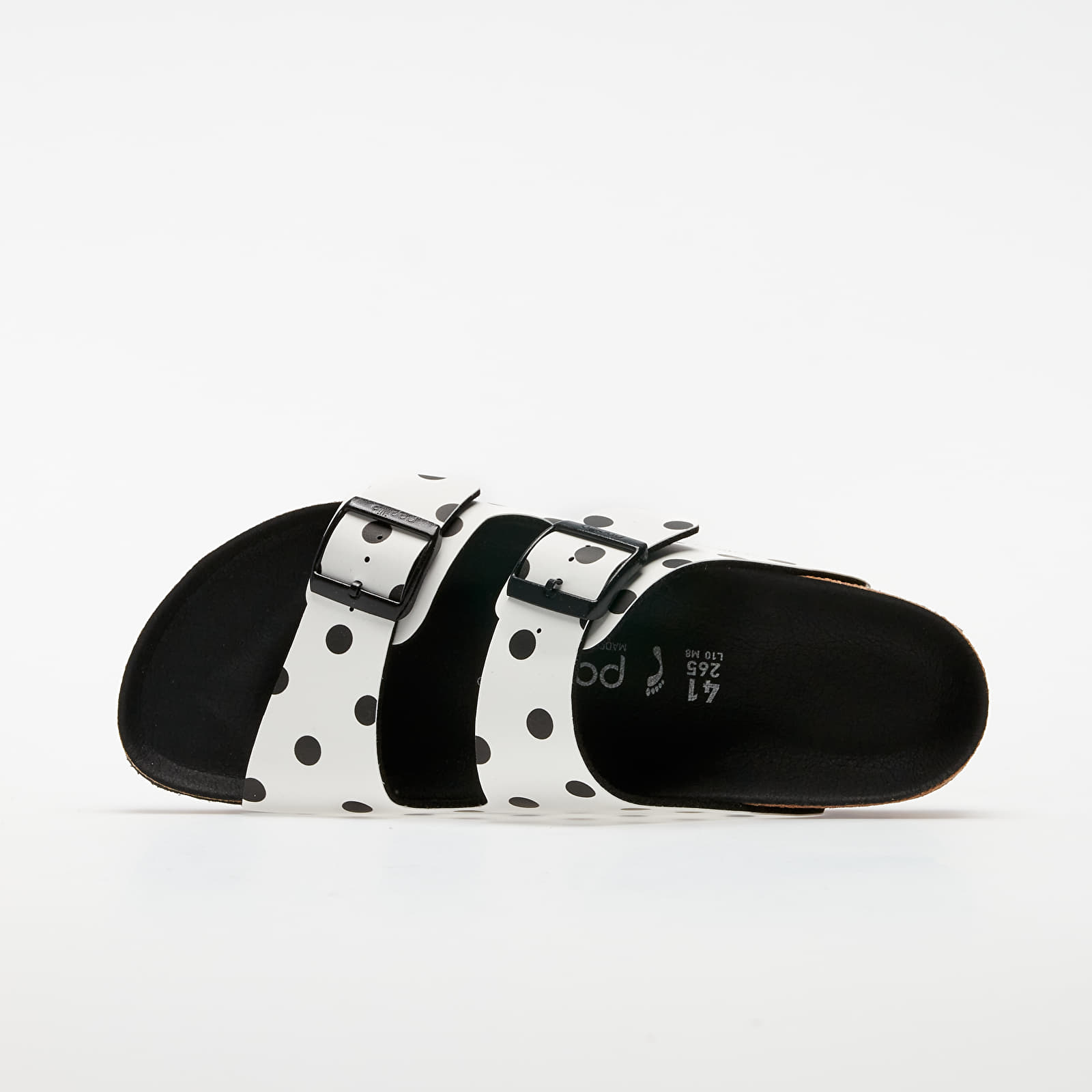 Women s shoes Birkenstock Arizona Pap White Black Dots Footshop