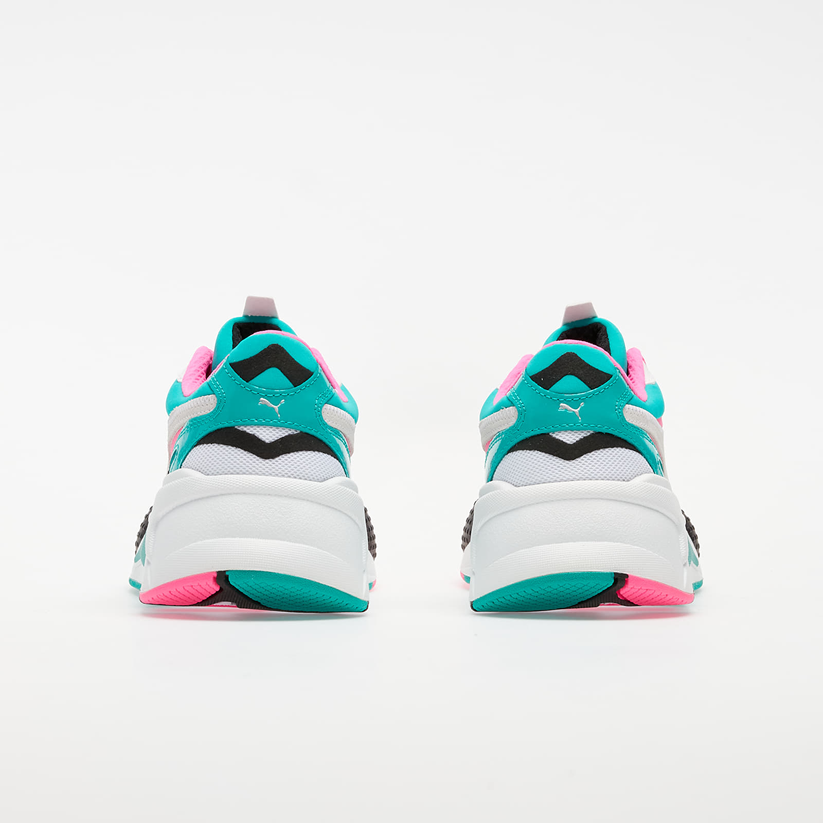 Men s shoes Puma RS X Plastic Puma White Fluo Pink Footshop