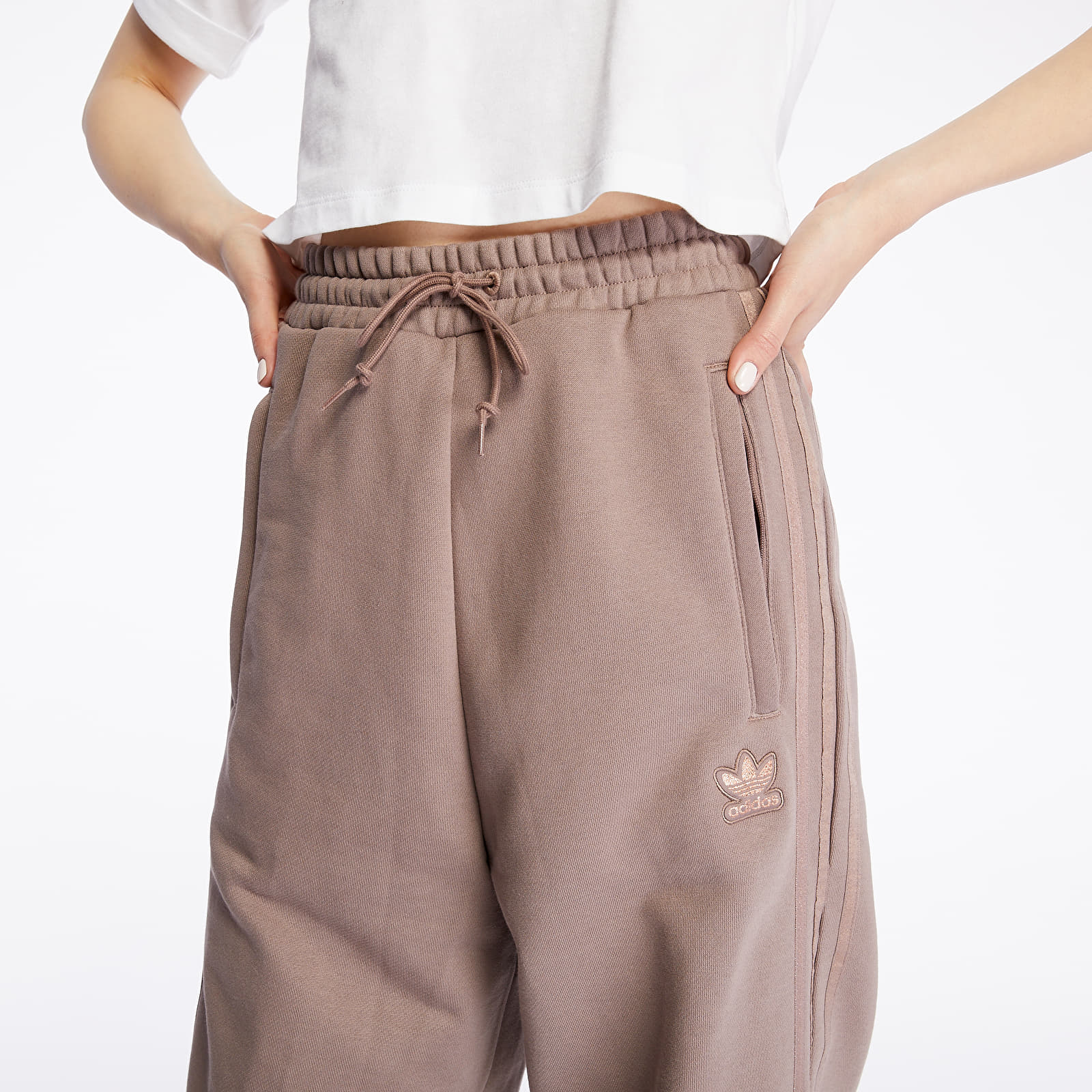 Hosen adidas Cuffed Pants Trace Brown