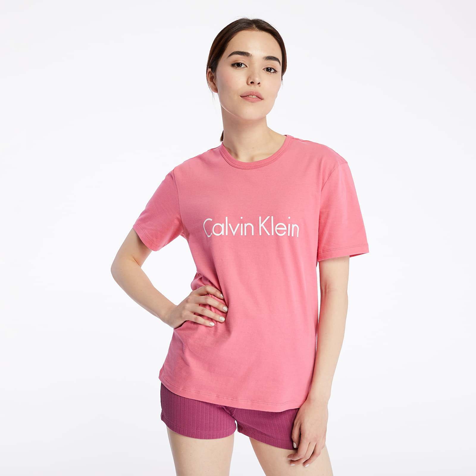Pólók Calvin Klein Tee Pink