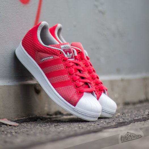 Adidas originals superstar weave red 2025