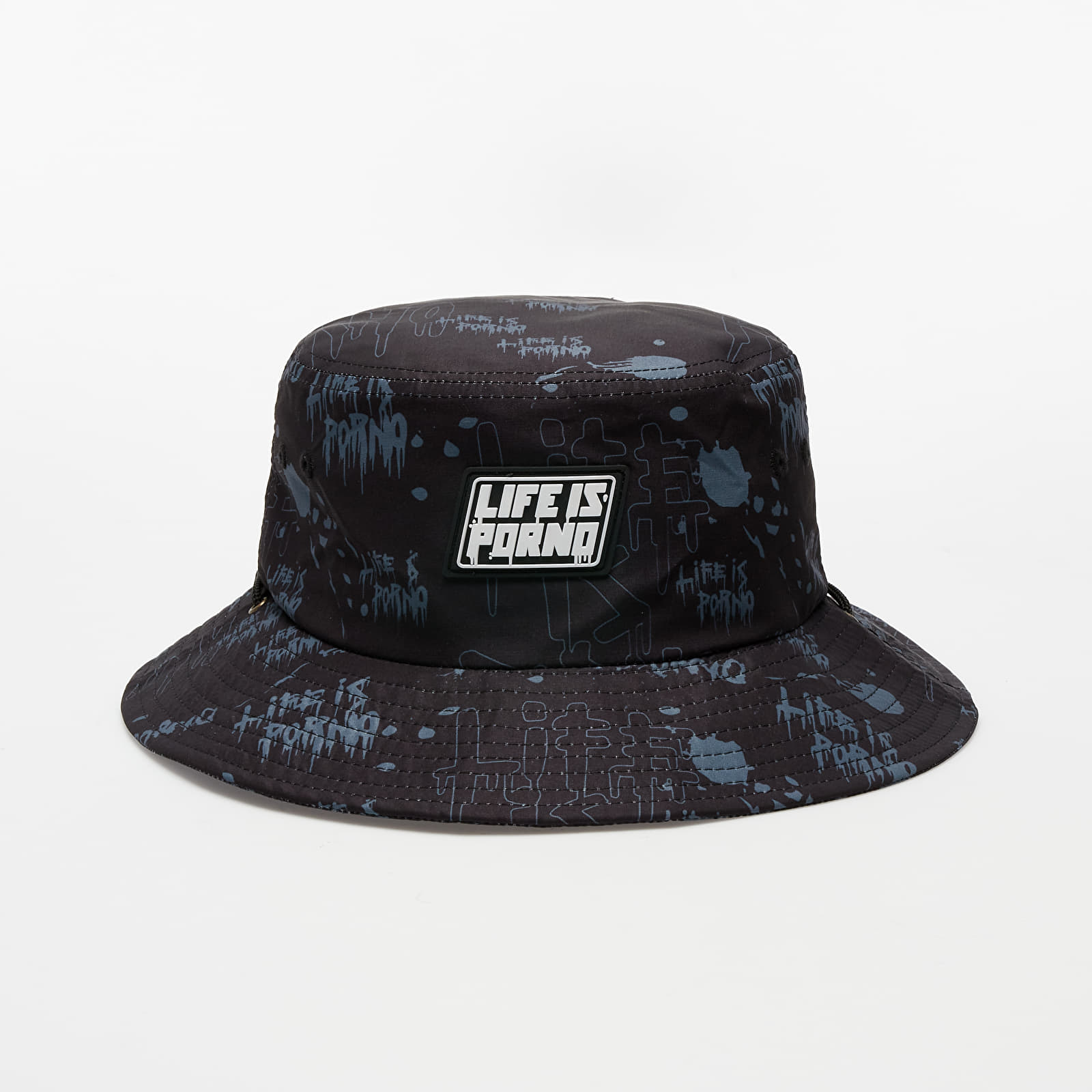 Klobúky LIFE IS PORNO Buck It Hat Black