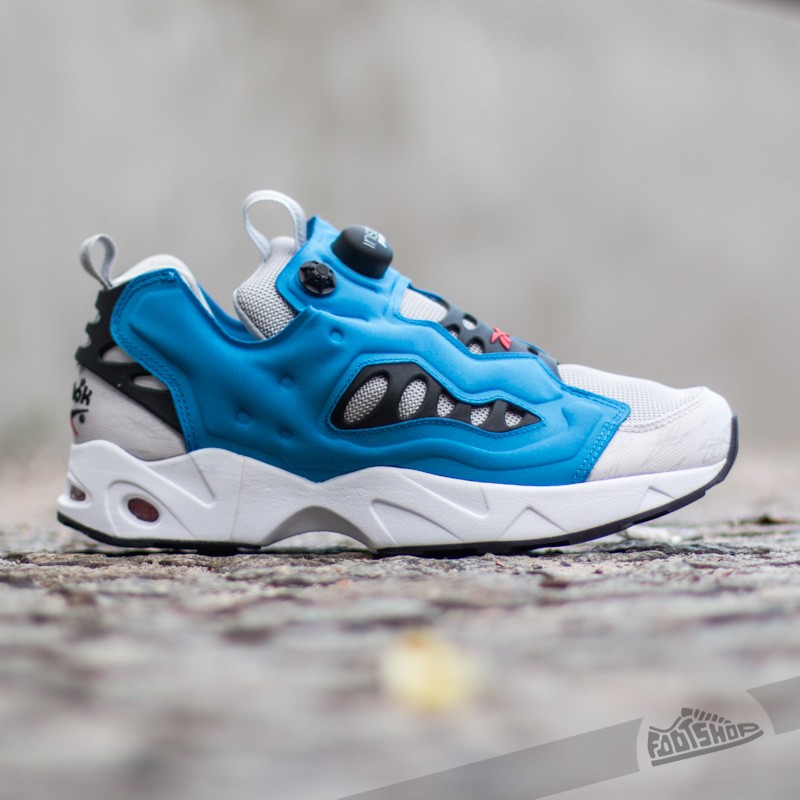 Men's shoes Reebok Instapump Fury Road Steel/ Echo Blue/ Red Rush