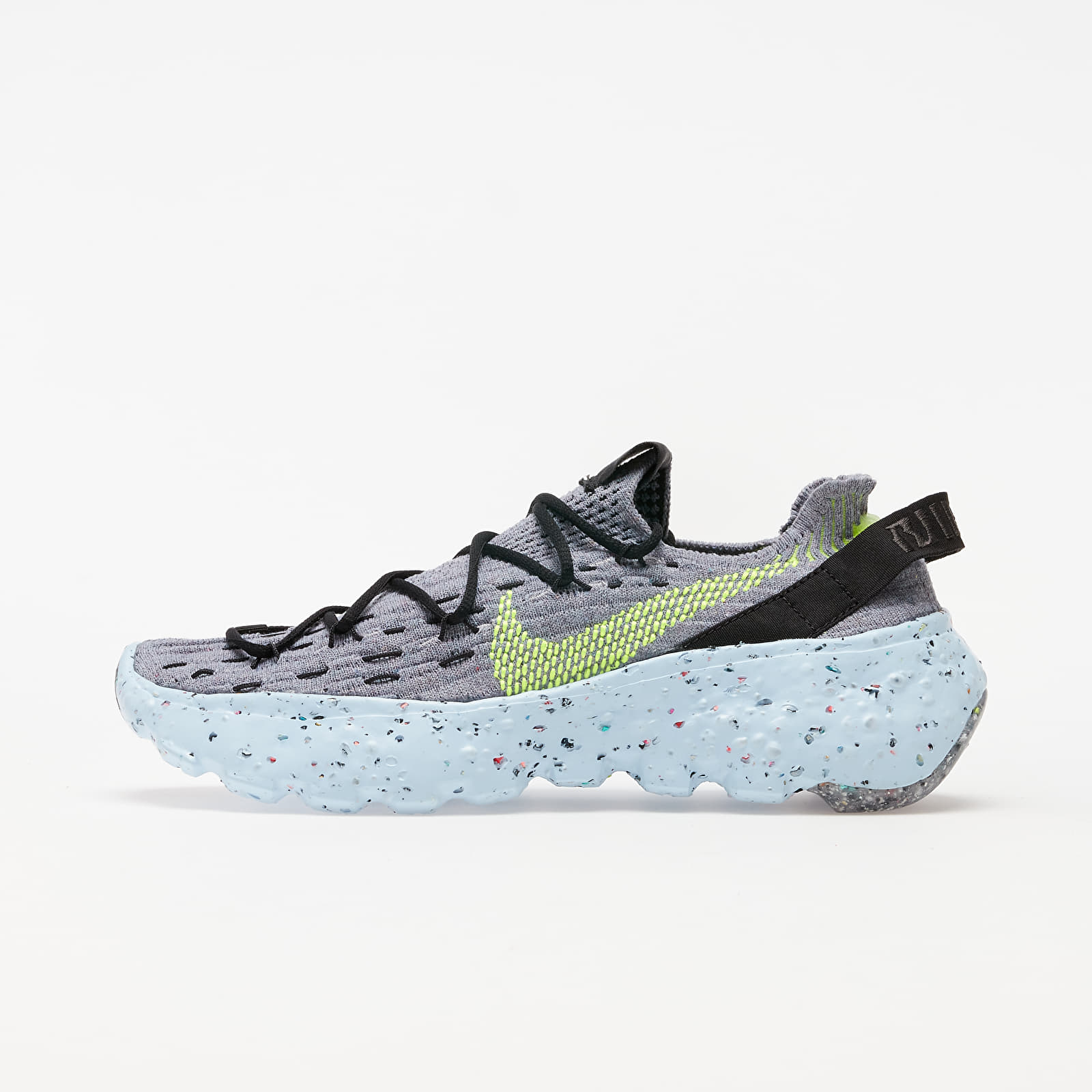 Women's shoes Nike W Space Hippie 04 Grey/ Volt-Black-Dk Smoke Grey