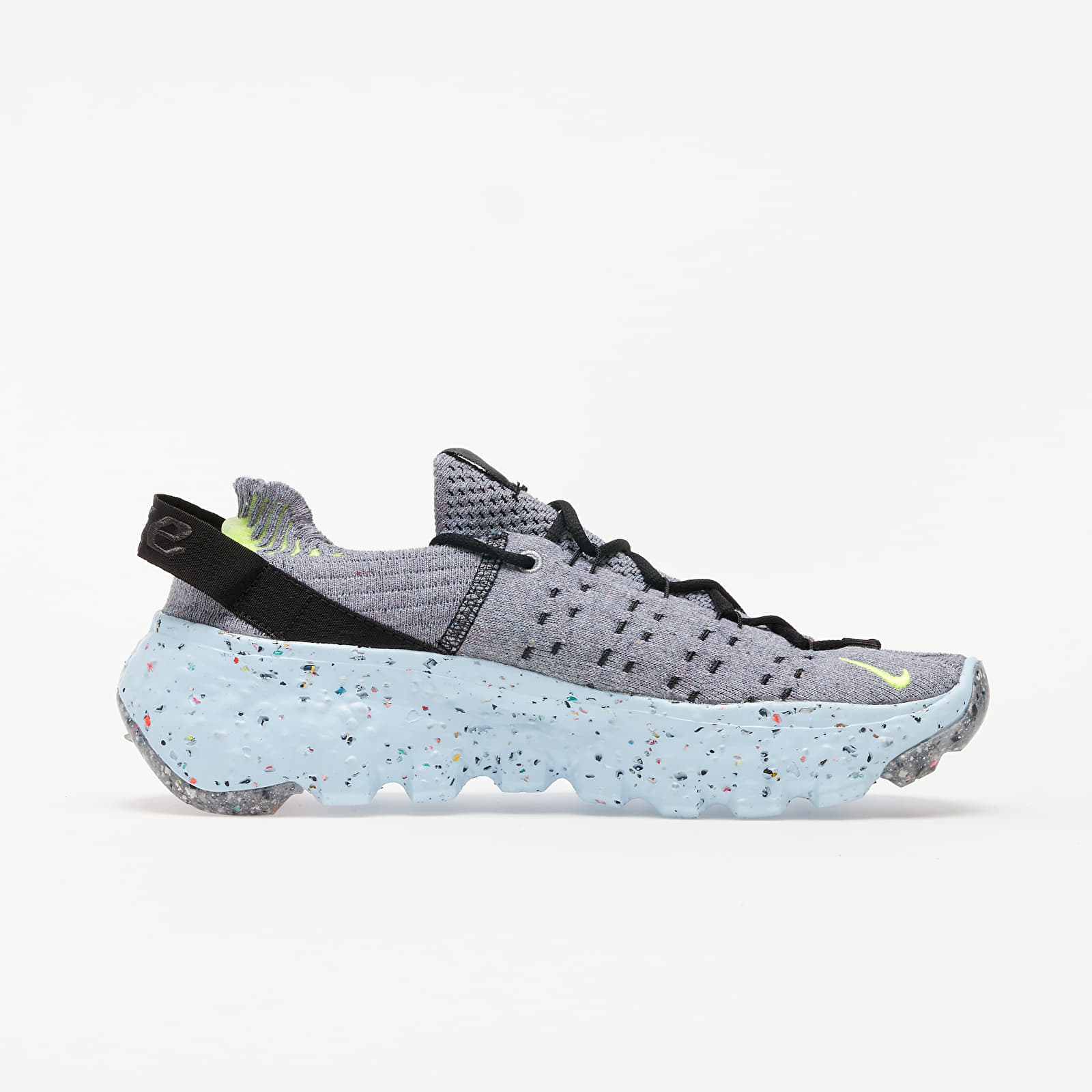 Women's shoes Nike W Space Hippie 04 Grey/ Volt-Black-Dk Smoke Grey