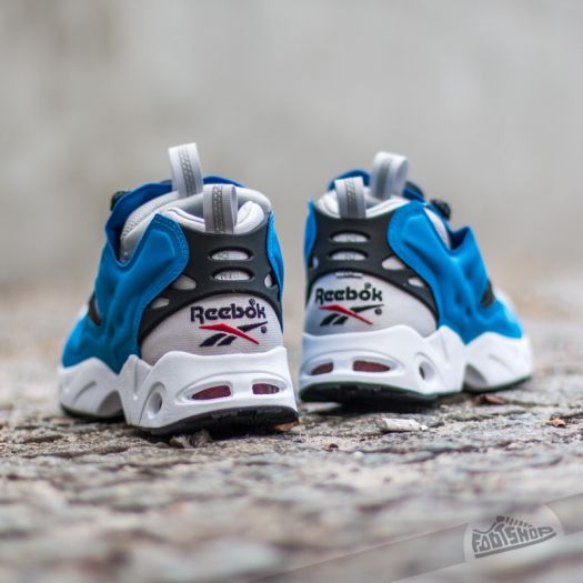 Men s shoes Reebok Instapump Fury Road Steel Echo Blue Red Rush