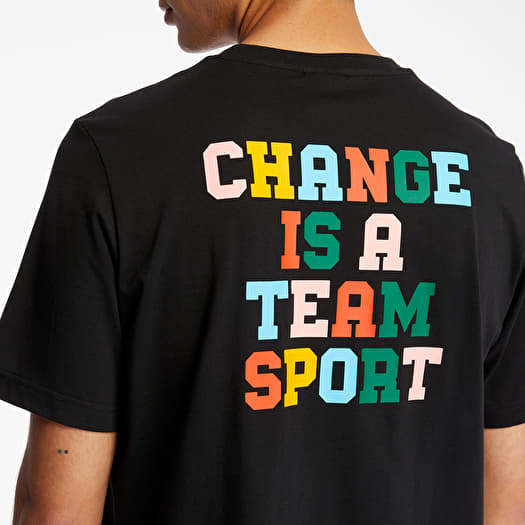 T shirts adidas Change Is a Team Sport Multi Tee Black Footshop