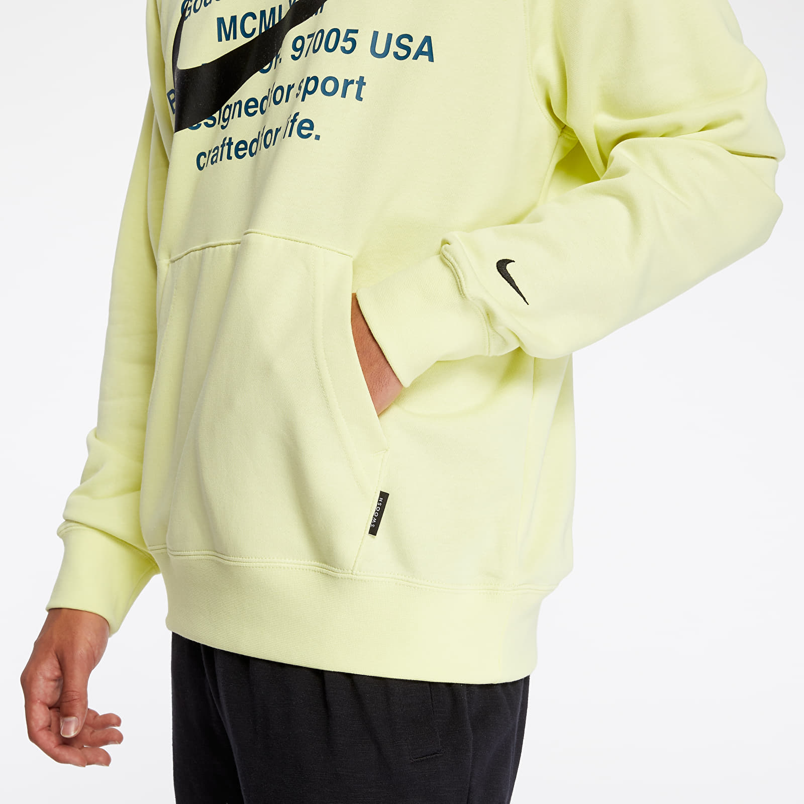 Hoodies and sweatshirts Nike Sportswear Swoosh Hoodie Luminous Green Footshop