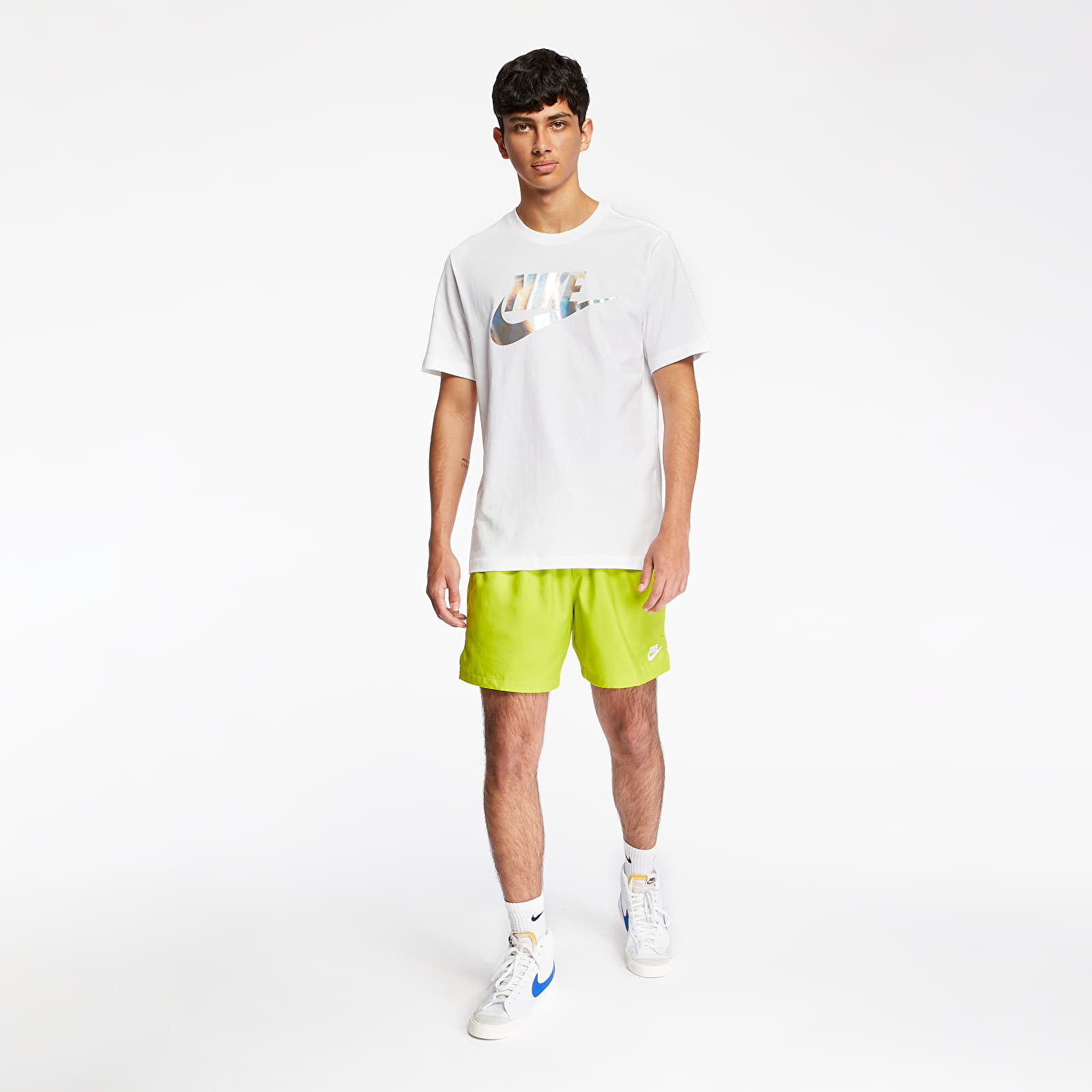 T-paidat Nike Sportswear Festival Hybrid Tee White