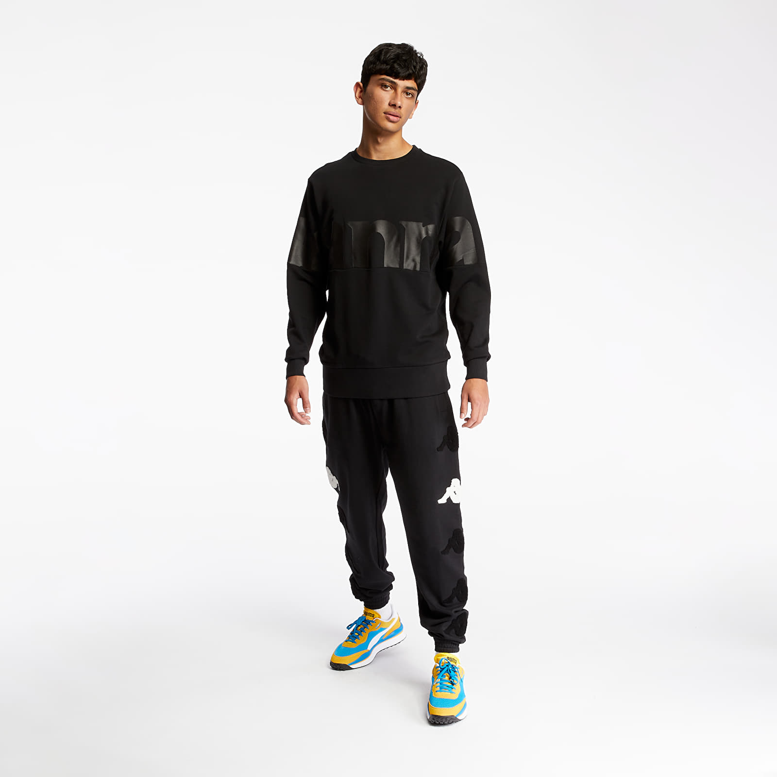 Hoodies and sweatshirts  Kappa Authentic Sand Clinic Crewneck Black