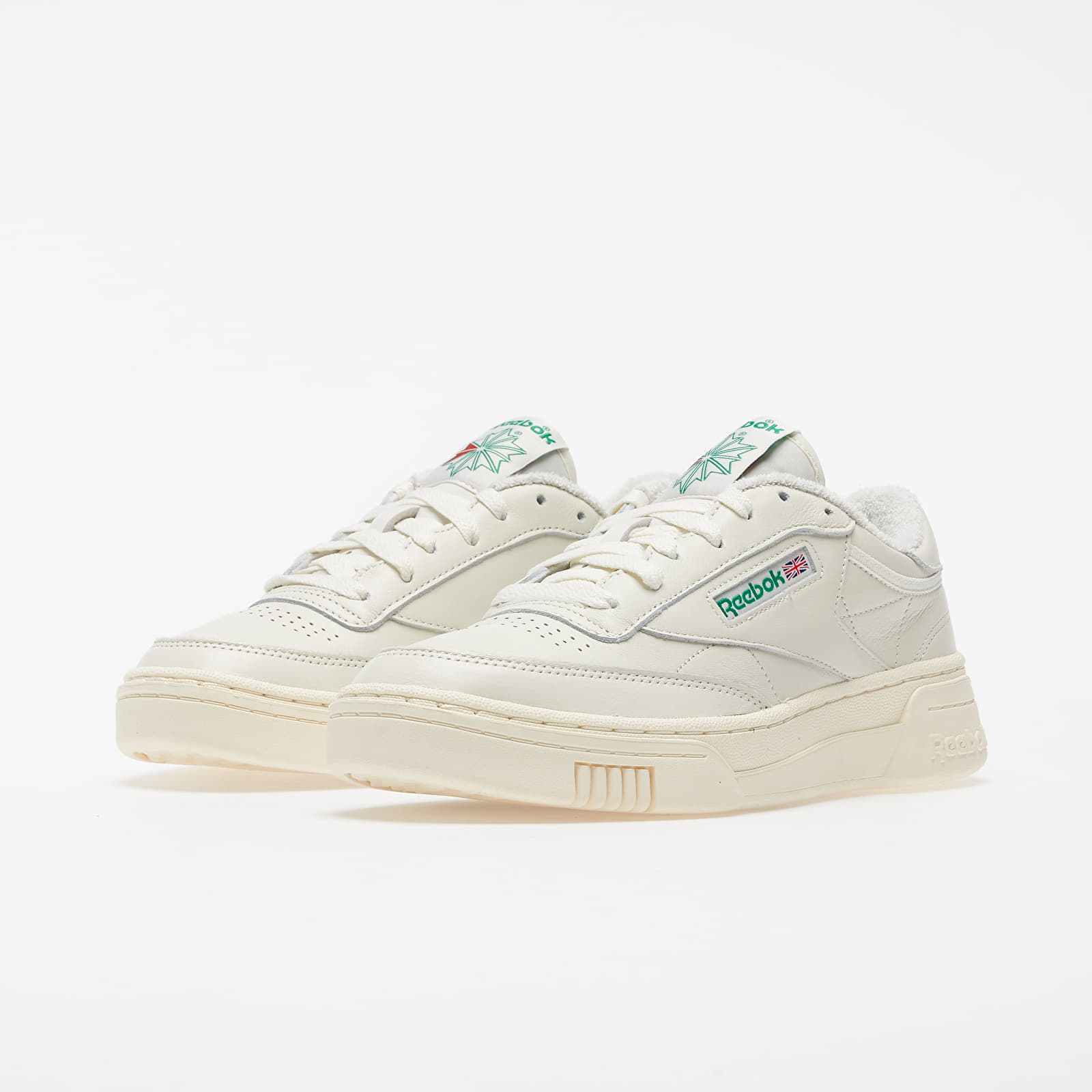 Zapatillas Hombre Reebok Club C Stacked Chalk/ Clawht/ Glegrn