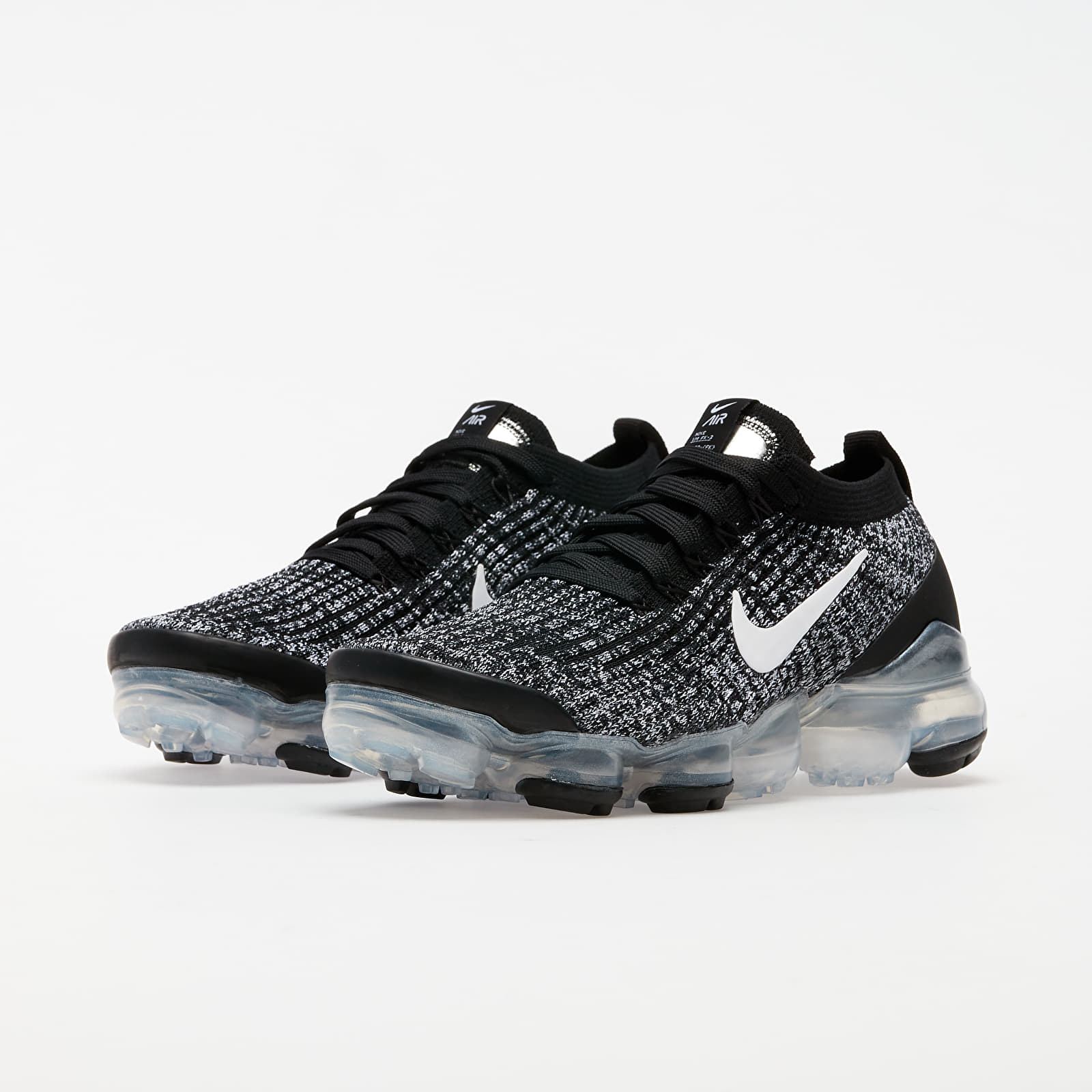 Women s shoes Nike W Air Vapormax Flyknit 3 Black White Metallic Silver Footshop