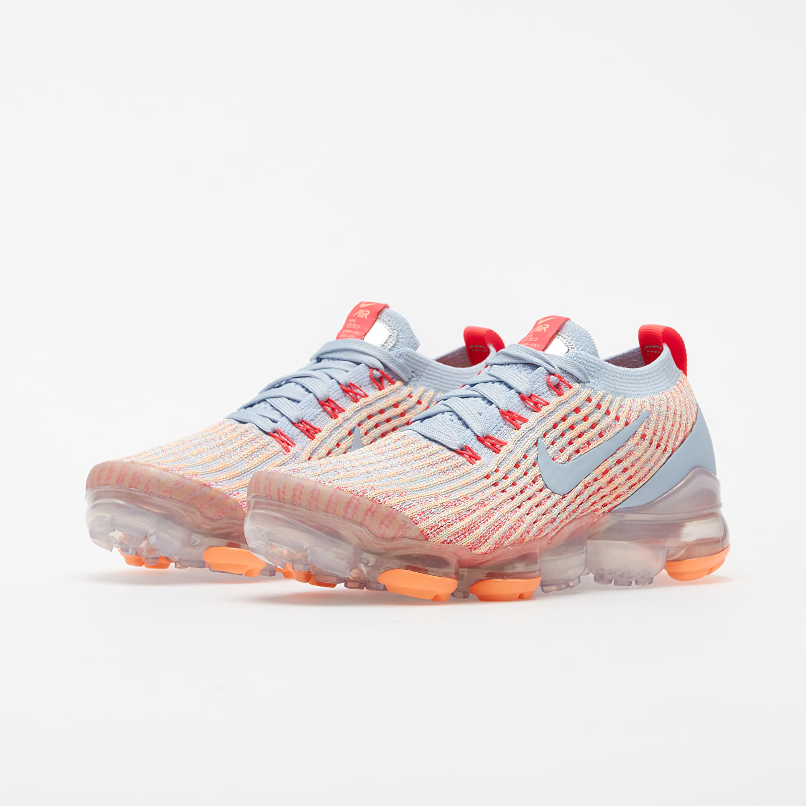 Nike vapormax blue and orange top