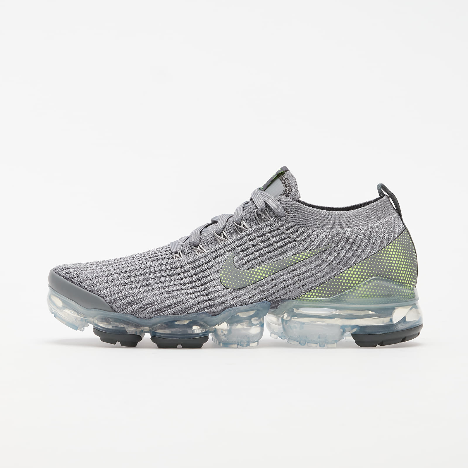Férfi cipők Nike Air Vapormax Flyknit 3 Particle Grey/ Ghost Green-Iron Grey