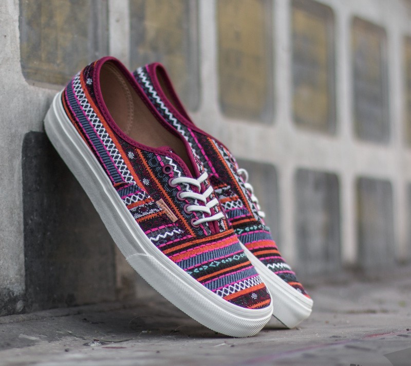 Zapatillas mujer Vans Authentic California Italian Weave Cordovan/ Multi