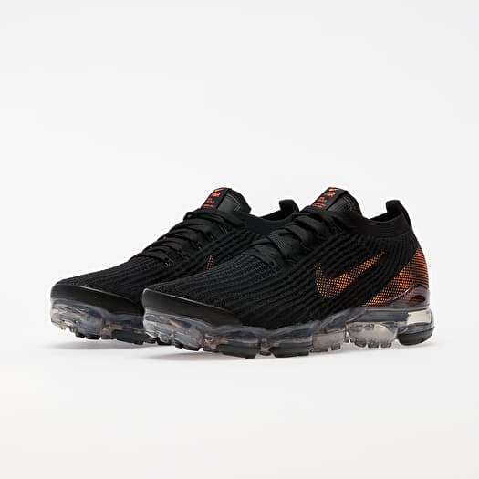 Men s shoes Nike Air Vapormax Flyknit 3 Black Total Orange Dk Smoke Grey Footshop
