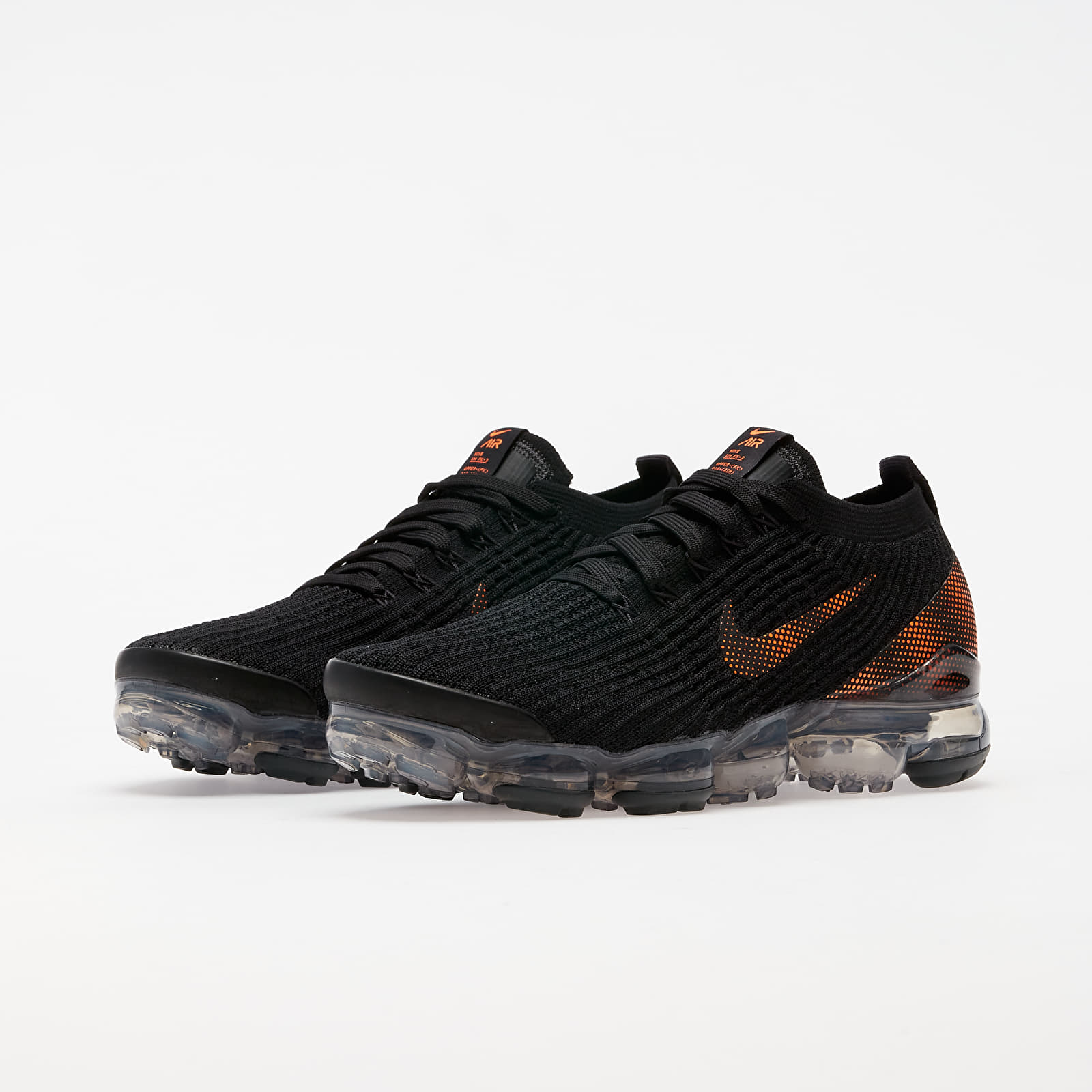 Nike vapormax flyknit 3 grey orange online