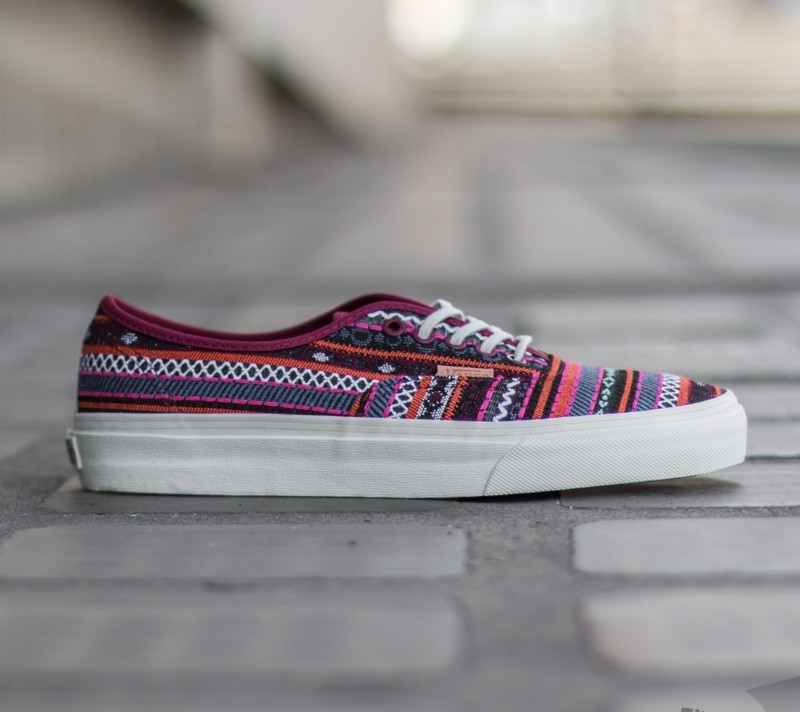 Zapatillas mujer Vans Authentic California Italian Weave Cordovan/ Multi