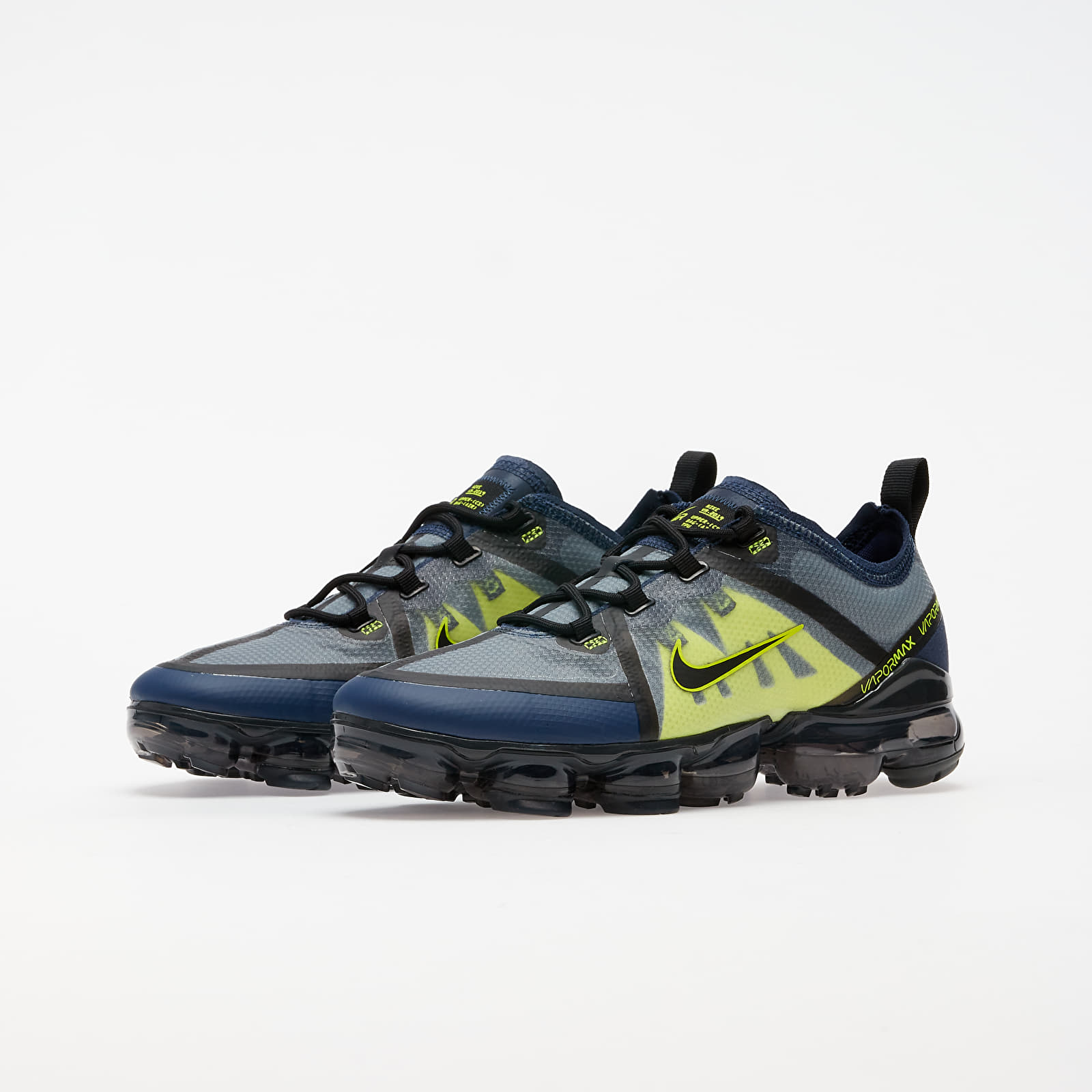 Kids' sneakers and shoes Nike Air Vapormax 2019 (GS) Midnight Navy/ Black-Lemon Venom