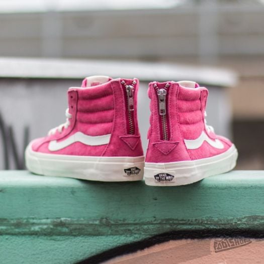 Vans sk8 hi slim pink sale