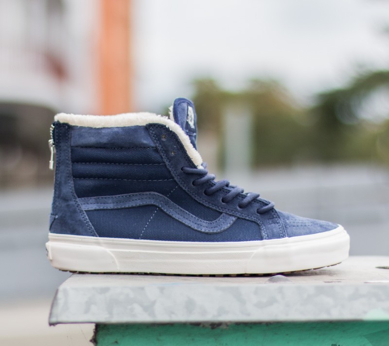 Vans sk8 hi patriot blue deals