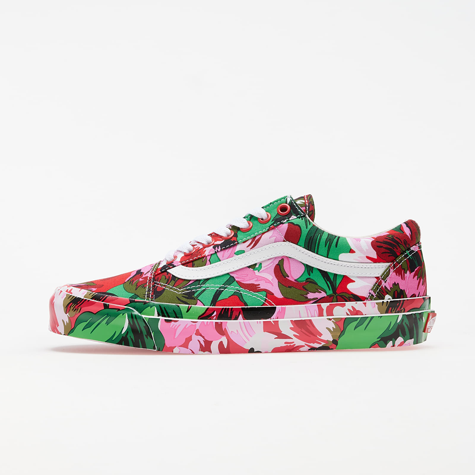 Herren Sneaker und Schuhe KENZO x Vans Vault OG Old Skool LX Floral Red/ True White