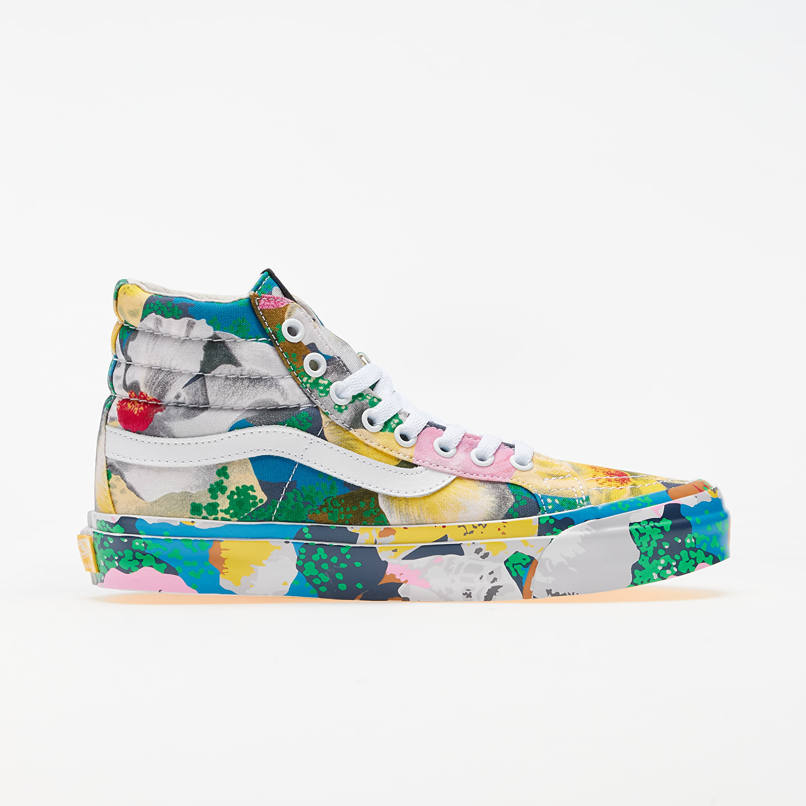 Men's shoes KENZO x Vans Vault OG Sk8-Hi LX Floral Yellow/ True White