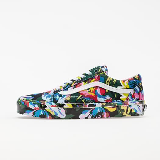 国内配送 VANS x Kenzo OG OLD SKOOL LX CYBER GREEN Мужская обувь KENZO x Vans OG Old Skool LX Floral Green