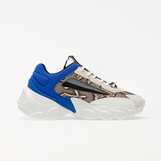 Royal blue fila shoes on sale