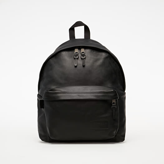 Zaino eastpak pelle nero new arrivals