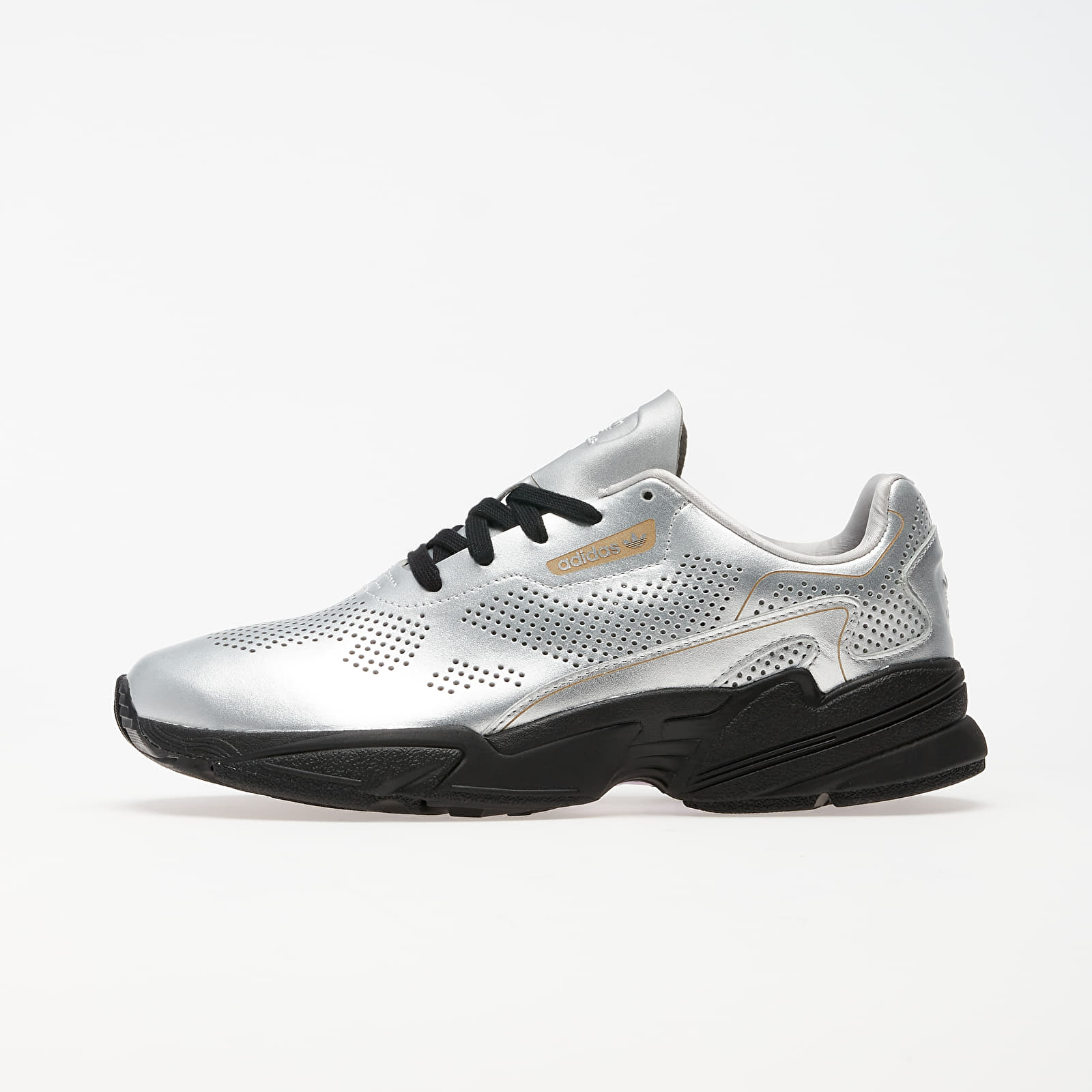 Women's shoes adidas Falcon Allluxe W Silver Metalic/ Core Black/ Ftw White