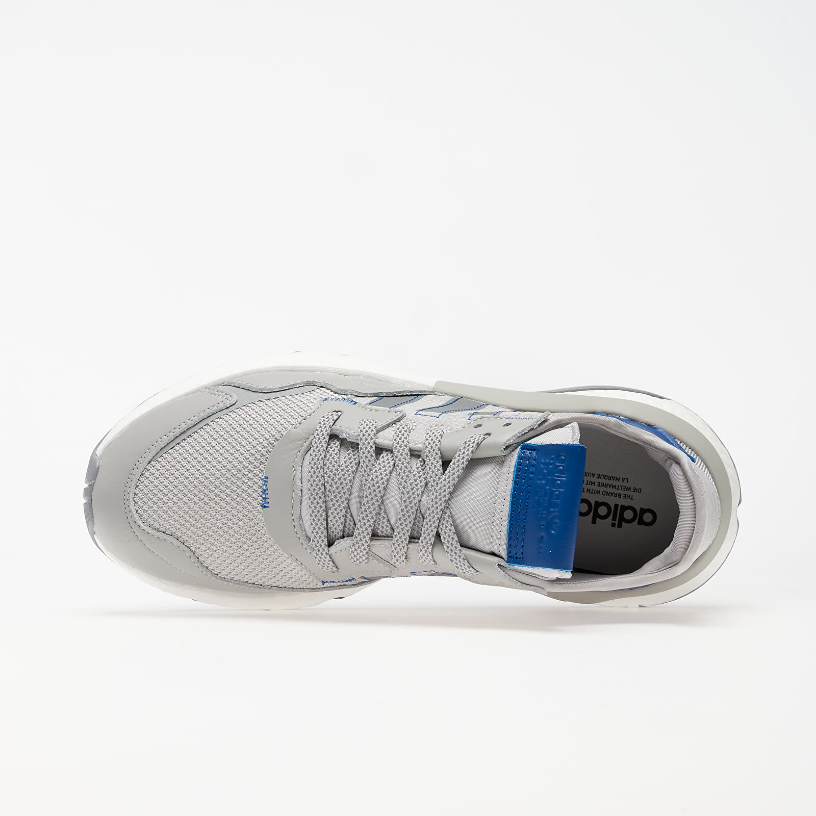 Meeste kingad adidas Nite Jogger Grey Two/ Grey Three/ Collegiate Royal