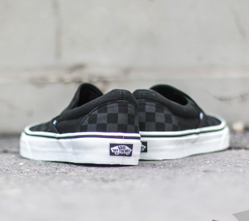 Pánske tenisky a topánky Vans Classic Slip-On (Checkerboard) Black