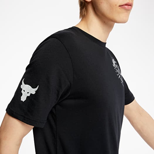 Magliette Under Armour Project Rock Iron Paradise Tee Black