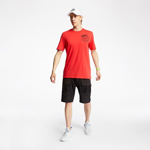 T shirts Under Armour Project Rock Iron Paradise Tee Versa Red Black Footshop