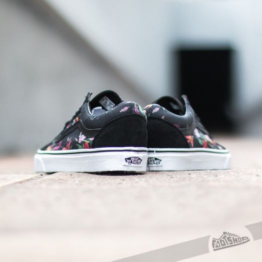 Vans Old Skool Black Bloom Black True White
