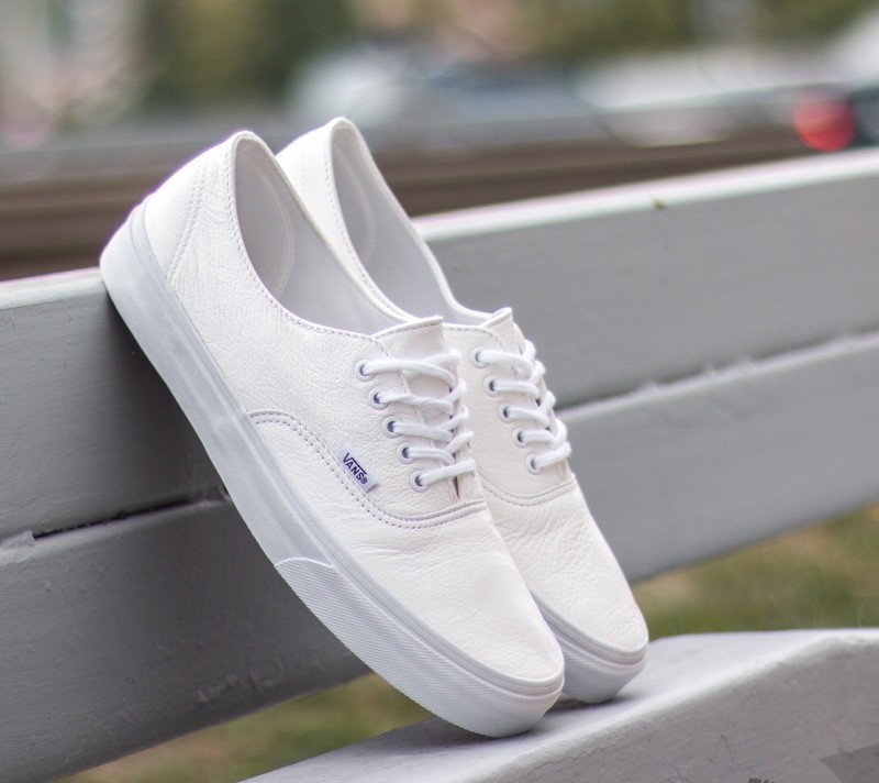 Men's shoes Vans Authentic Decon Premium Leather True White